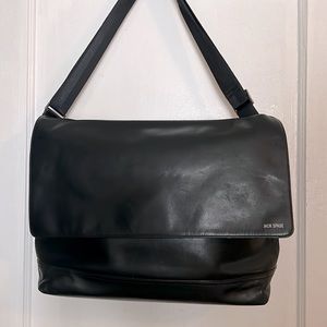 Men’s Jack Spade all genuine leather commuter messenger bag